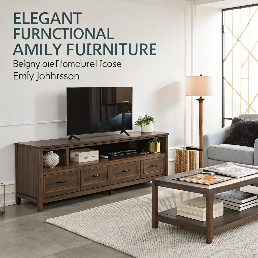 Elegant and functional furniture designed by Emily Johnson