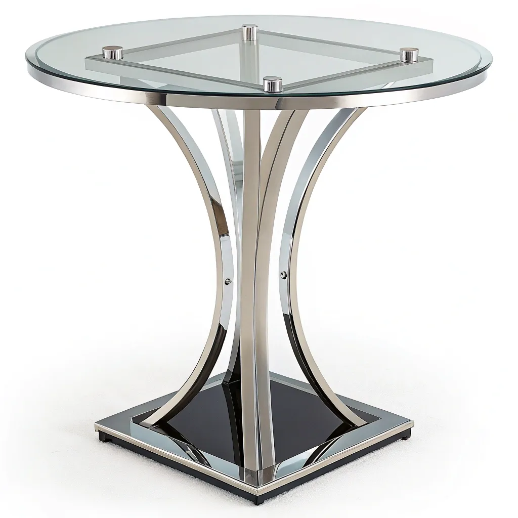 Modern table design showcasing innovative use of materials
